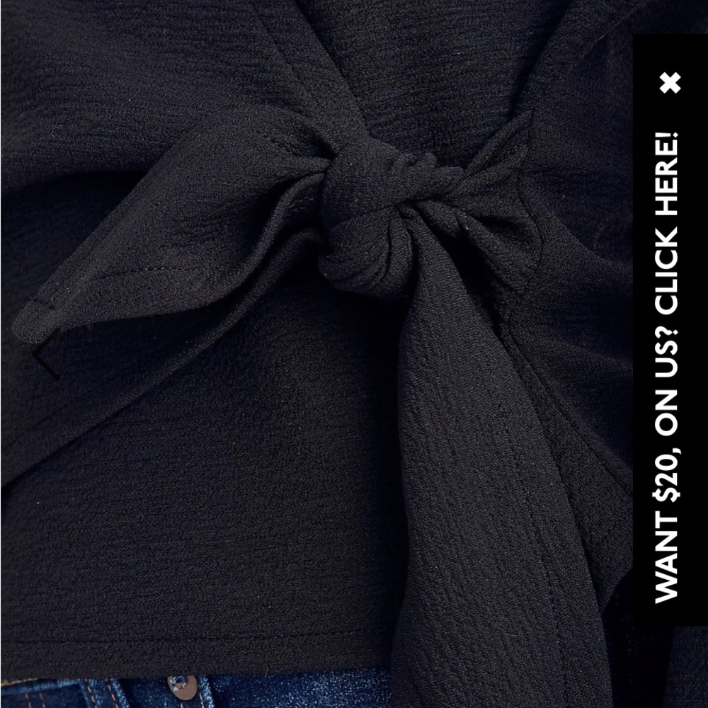 Madewell Texture & Thread Crepe “Wrap” Top - Picture 16 of 16